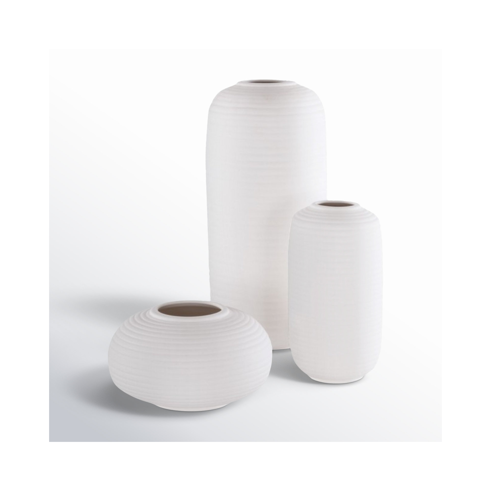 10.25'' Handmade Ceramic Table Vase
