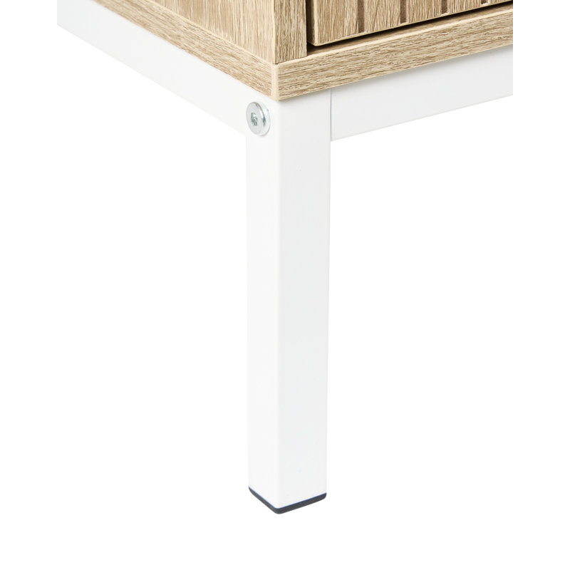 ROYALLA 40cm W Manufactured Wood Bedside Table