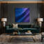 «Abstract Color Field 10», art mural sur toile bleue-1466146645