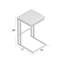 Tabouret de comptoir Boone - Gris - Onyx-2103291693-2103291694-2102715504