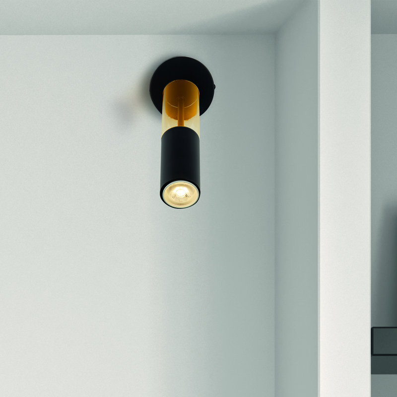 Kalki 1 - Light Dimmable Black Wall Spotlight