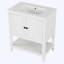 Meuble-lavabo moderne avec lavabo en céramique-831284135