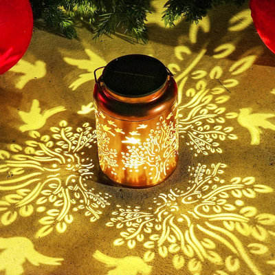 14.6'' Solar Lanterns Outdoor Lights Waterproof Garden Decor Gifts For Women Mon