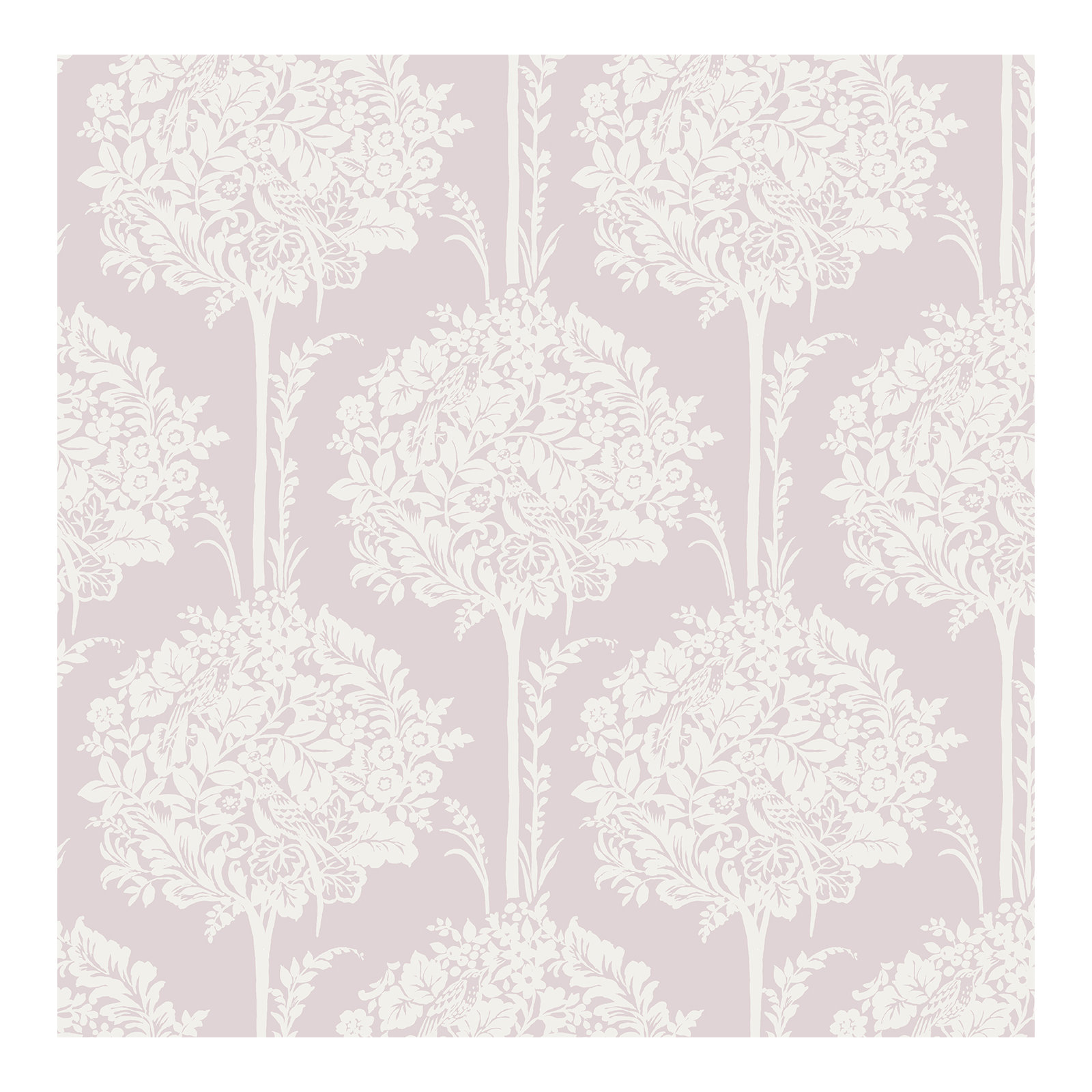 Erelina Floral Wallpaper, Lavender