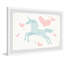 «Northwoods Flying Unicorn Hearts», reproduction encadrée-1025232882