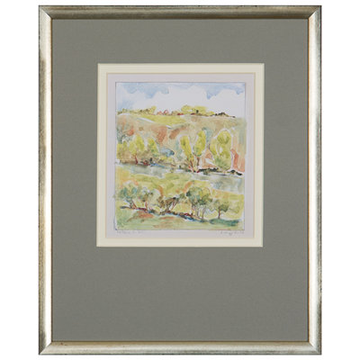 Pattern On Hill Print