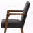 Debussy Upholstered Accent Chair in Dark Gray Polyester Fabric, 35.83'' H X 22.64'' W X 24.61'' D-1467350236