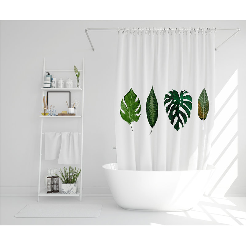 13 Piece Elitania Polyester Shower Curtain Set