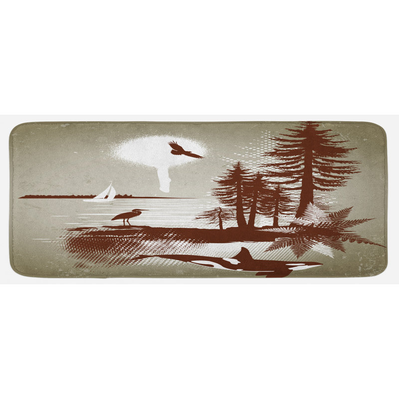 Tapis de cuisine nautique