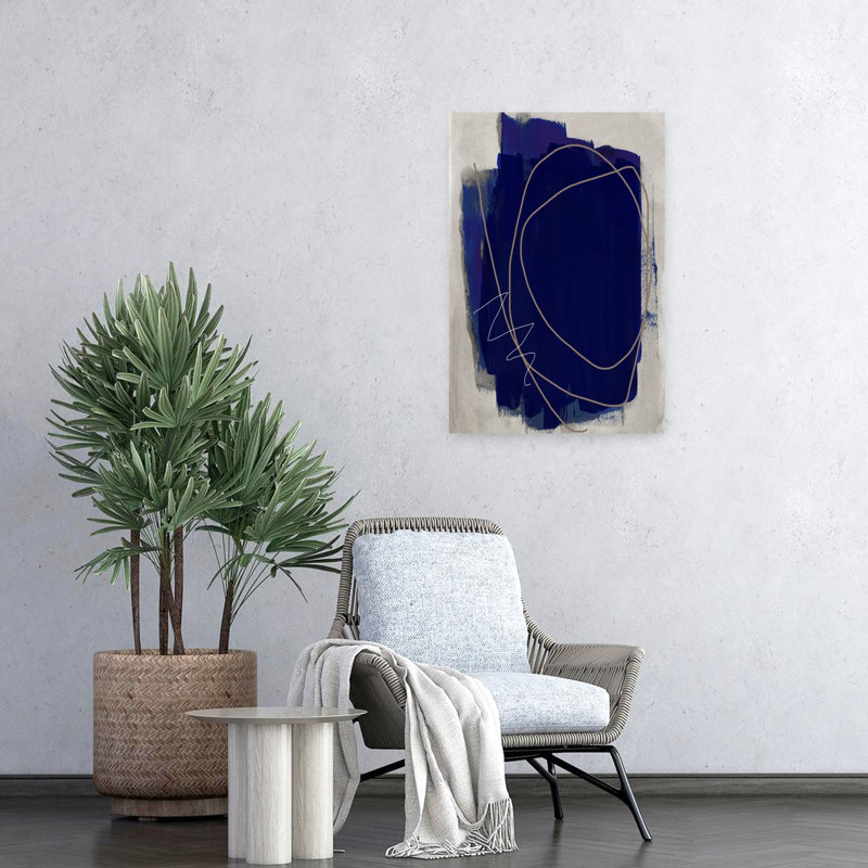 Art contemporain contemporain abstrait, H 24 po x l 16 po
