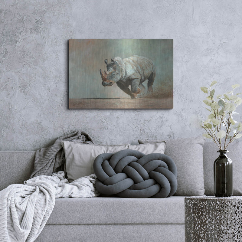«Thunder Road2» par David Stribble, art mural en métal, H 12 po x l 16 po