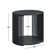 Estie Round Wood Slatted End Table With Open Shelf