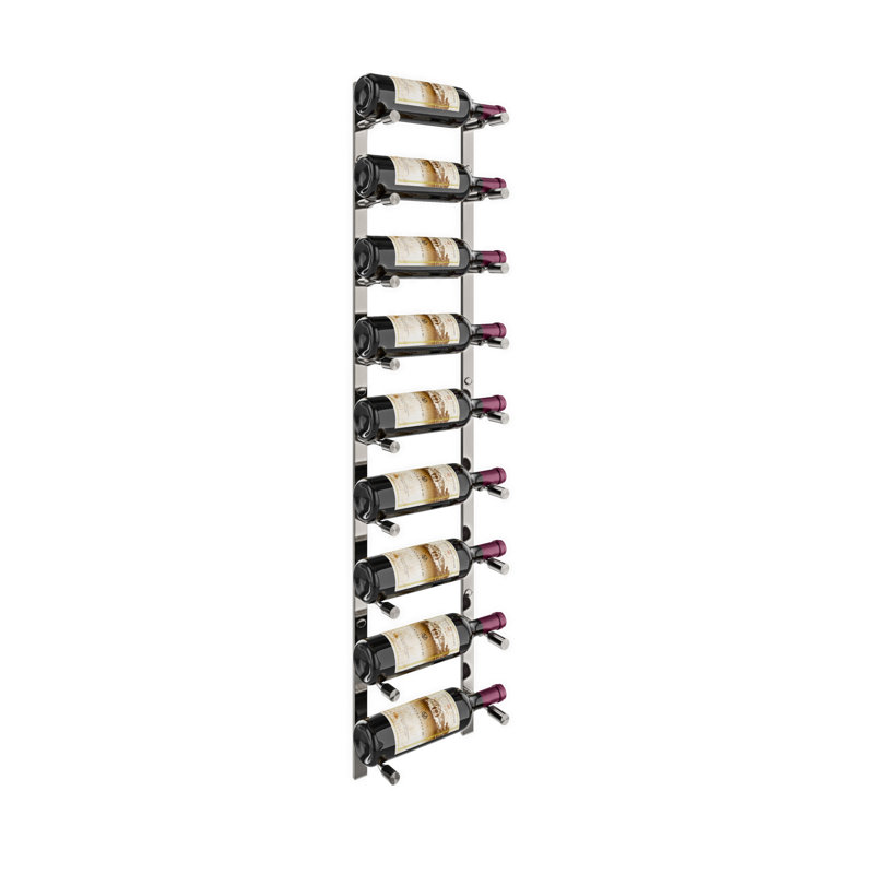 Ensemble de porte-bouteilles Bronc, Gunmetal, 45" H x 13" W x 4.5" D