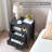 22" Nightstand with Charging Station, fluted set 2-Drawer Bedside Table with Open Shelf and Solid Wood Curved Legs-120830564-121084131