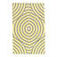Geometric Area Rug in Yellow