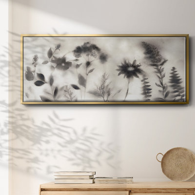Misty Wildflower Morning - toile encadrée