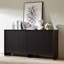 Buffet 63 "avec 4 portes et tablettes réglables, console de bar moderne pour le salon, la cuisine et le vestibule -830371385