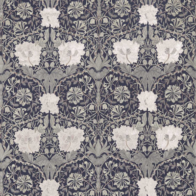 Pure Honeysuckle & Tulip Embroidery Fabric