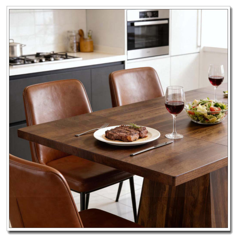 Kitchen Table,Coffee Table, Dark Brown