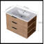 Meuble-lavabo simple 30 po avec plateau Devyansh