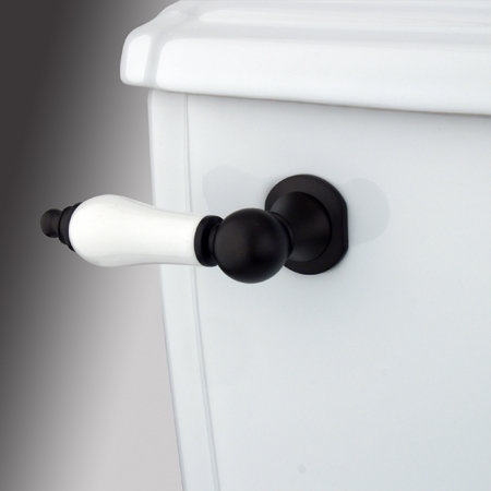 Victorian Front Mount Toilet Tank Lever, Oil Rubbed Bronze
