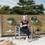 68cm Wide L-Shaped Patio Sofa with Cushions