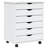 Ladehe MOSS 6-Drawer Chest with Wheels, Solid Pinewood-614696115