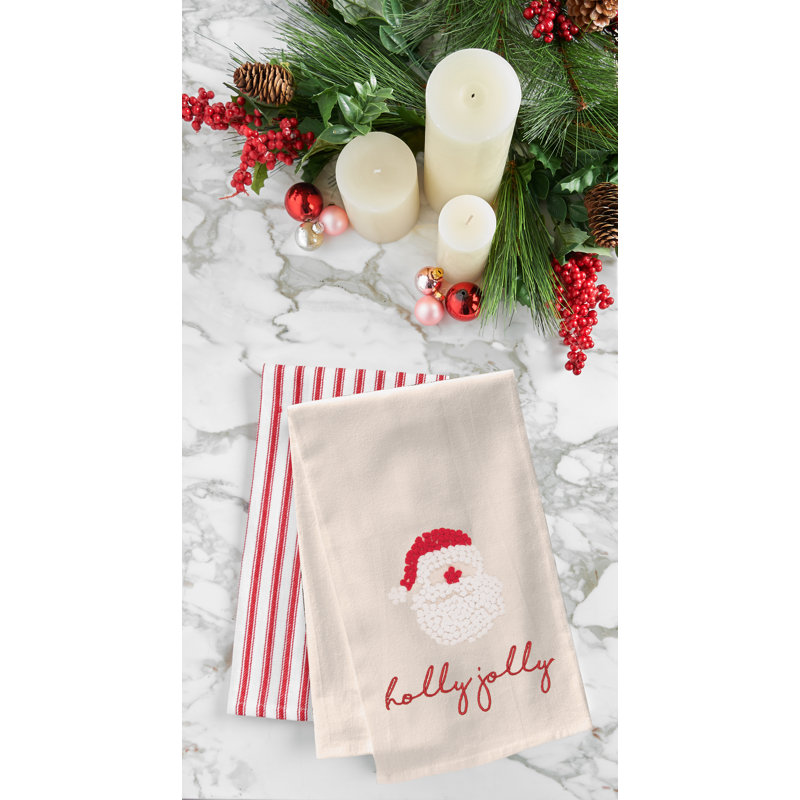 Serviette de cuisine Holly Jolly