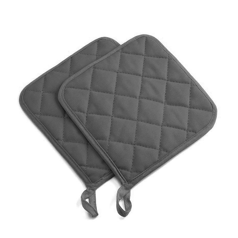 Home Mart Goods Polyester Potholder Set, Gray
