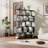 Geometric Bookcase 62.6'' H Geometri 5-Tier Bookcase-663637676
