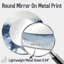 «Forest Winter River Silence Reflection», art mural traditionnel imprimé sur métal-333422807