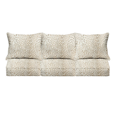 QQ Sunbrella Outdoor 5'' Sofa Seat / Back Cushion