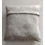 Hand Felted Wool Christmas Pillow Cover - Cream Pom Poms on Red - 20"-1055528332-971488331