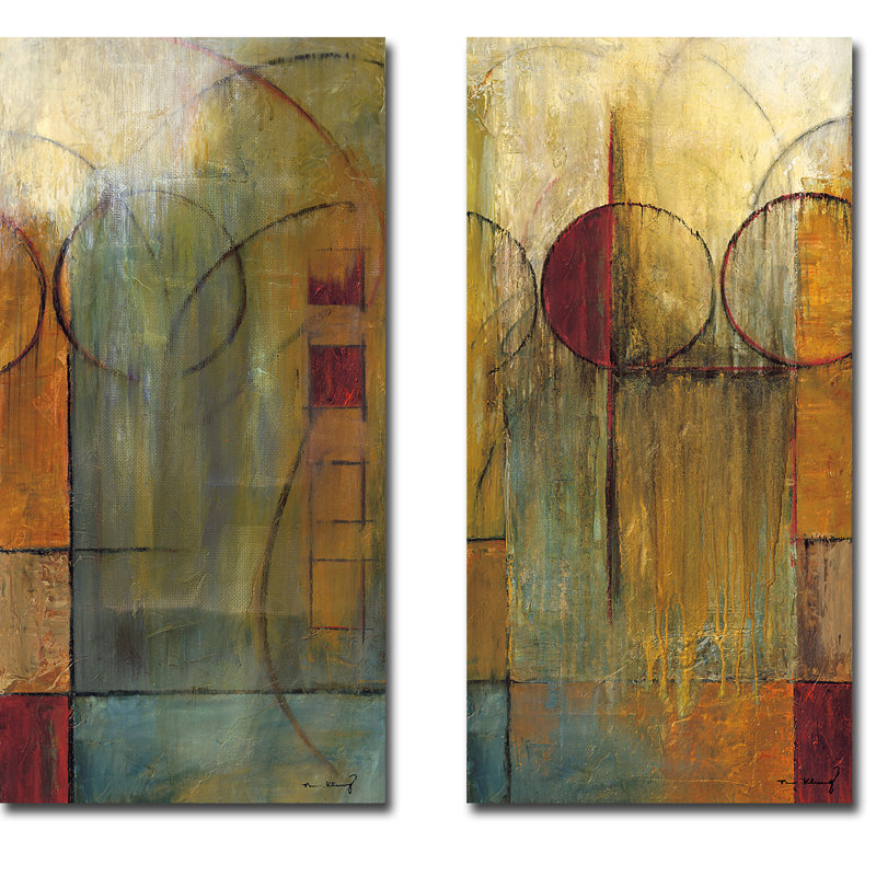 « mince friends i & ii », ensemble de 2 reproductions sur toiles tendues