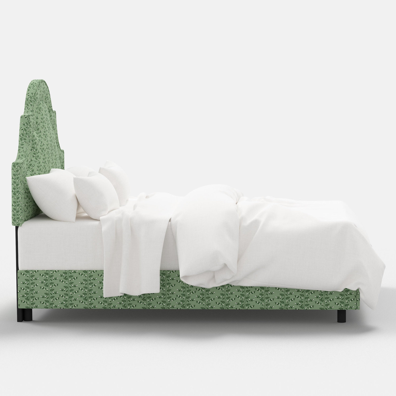 Rifle Paper Co. x Cloth & Company Marion Bed, Queen, Climbing Vines Green