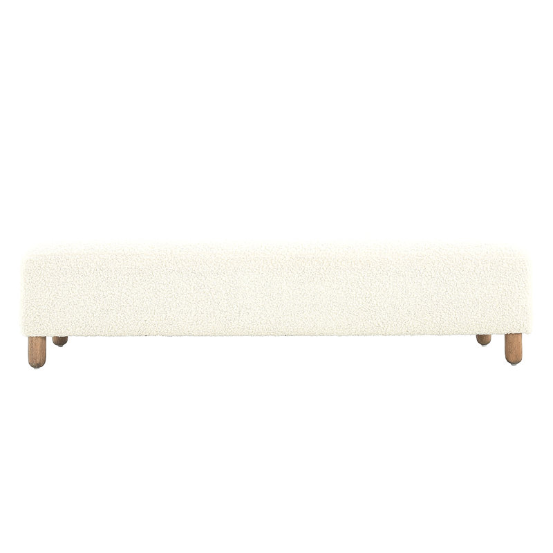 Comfortable Ottoman, White