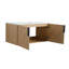 Base de meuble-lavabo mural 36 po avec plateau en pierre artificielle Harlow (lavabo non inclus)