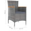Berns 8 - Person Acacia Patio Dining Set with Oval Table , Cushions Included-1689669096-1689669097