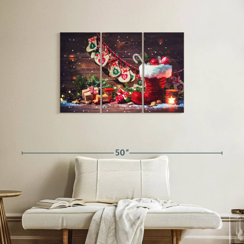 Lelend Christmas Concept Decor, 24" H x 38" W