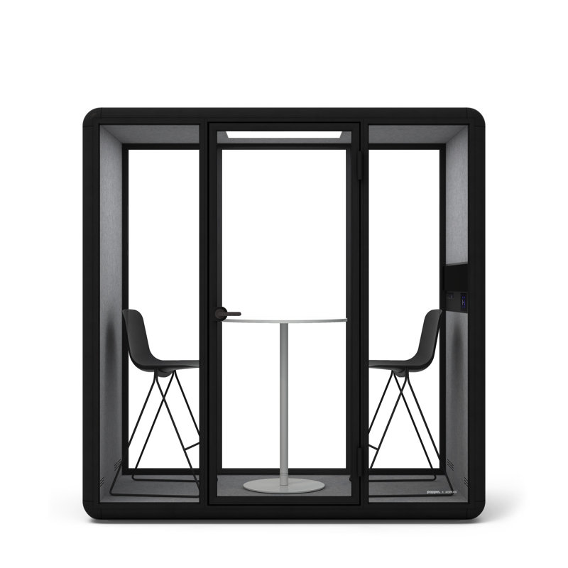 Porte-clés, ensemble de tables debout Tucker, Noir, noir, noir, noir