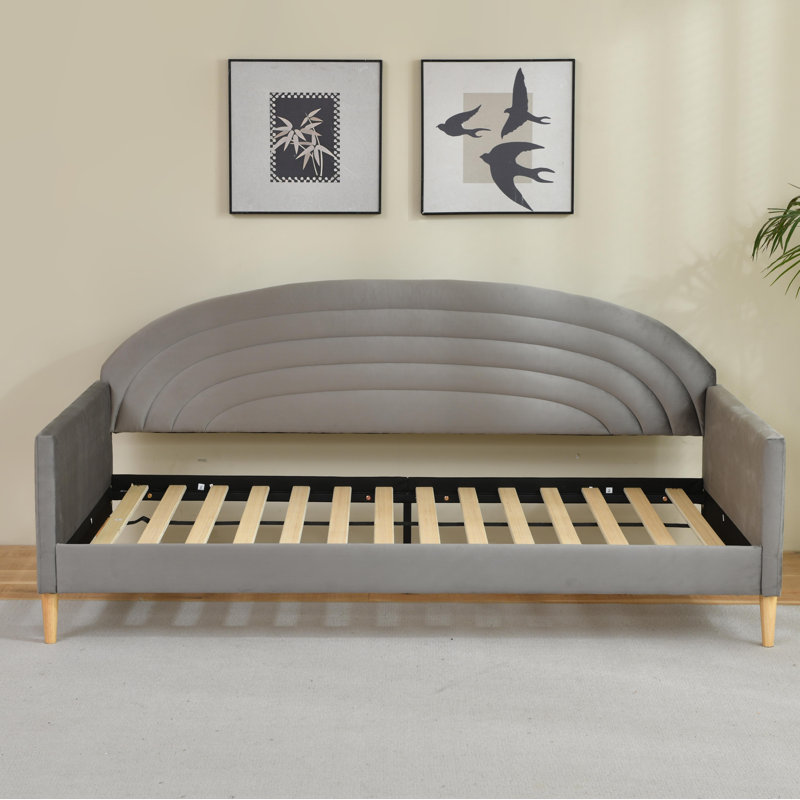 Orrin Upholstered Daybed, Gray