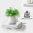 9" Square Tile Floating Shelves with Invisible Mounting Set of 4-439409223
