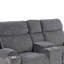 Causeuse inclinable 75,7 po avec console centrale