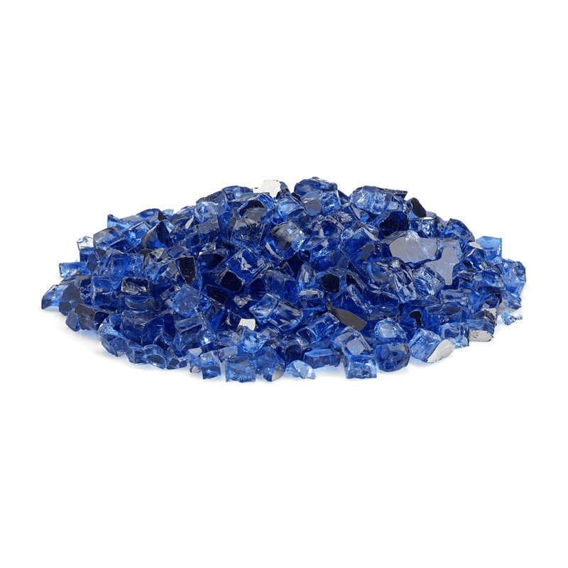 10 lb Verre de feu réfléchissant, Bleu de cobalt
