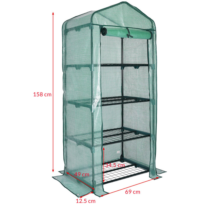 2.5 Ft W x 1.5 Ft D Greenhouse