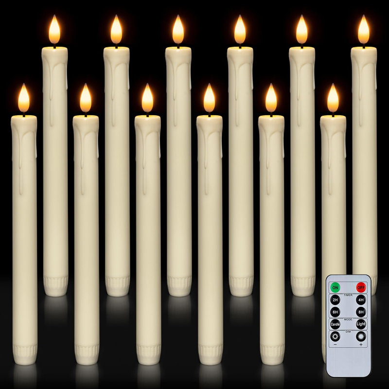 Unscented Flameless Taper Candle