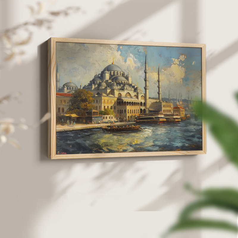 Série nautique - CCXIV - Reproduction encadrée - Restickable, Naturel, H 11 po x l 14 po