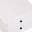 Table de chevet 2 tiroirs - Blanc-1434064138