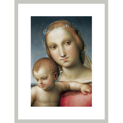 Detail from Virgin and Child by Raphael -Framed Giclee Print