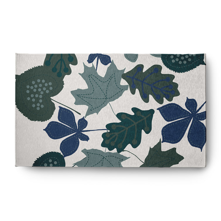 Chenille Floral Indoor Rug